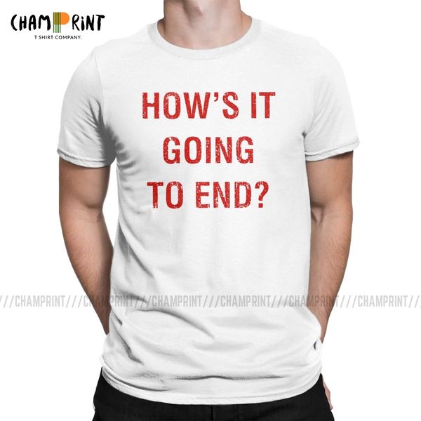 awesome how's it going to end round collar the truman show movie short sleeve tees 4xl 5xl sport hooded sweatshirt hoodie men t shirt